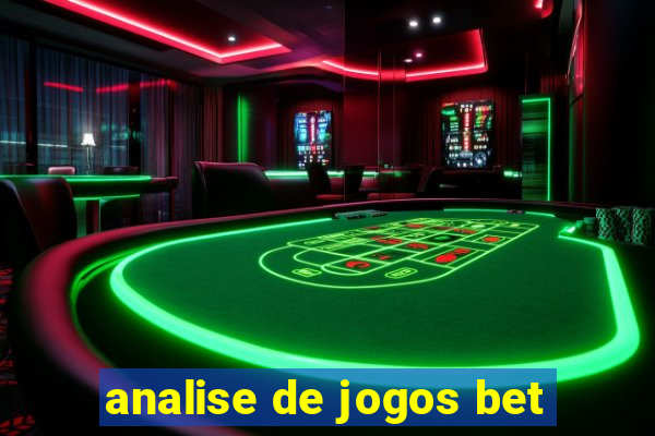 analise de jogos bet